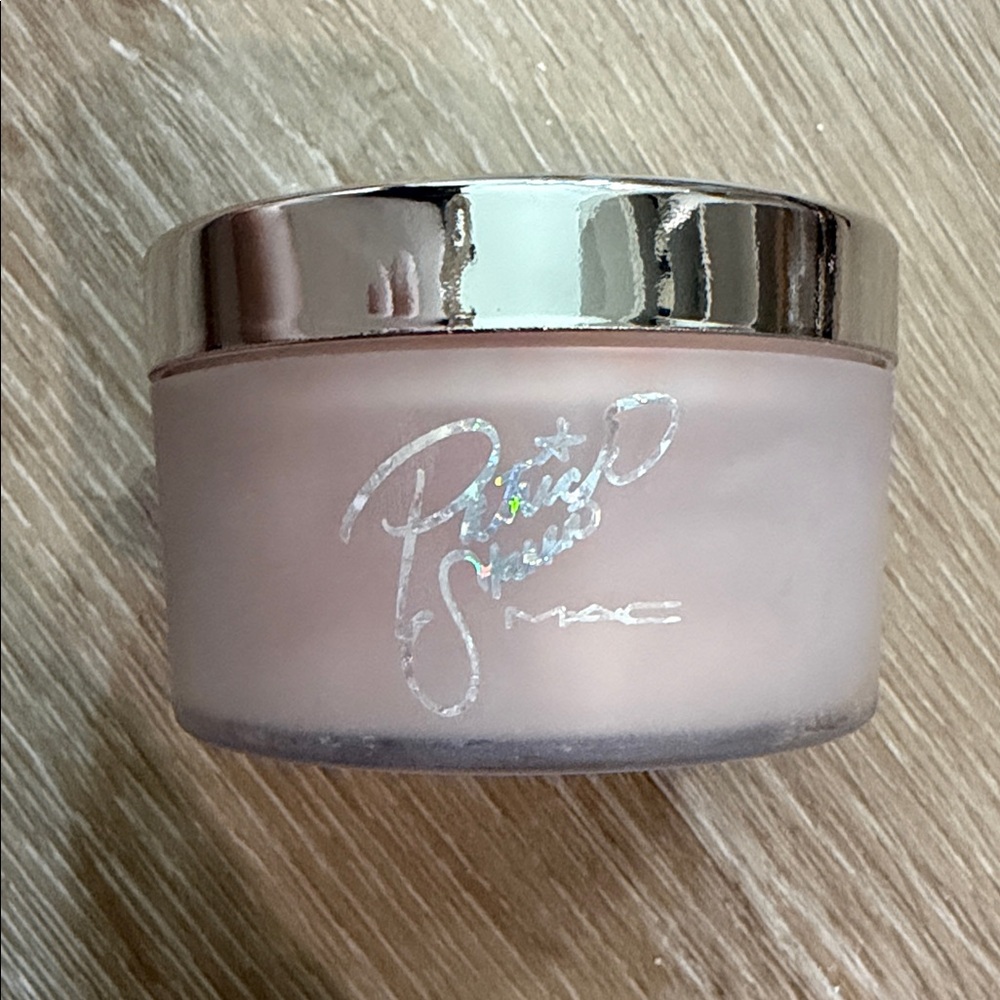 MAC Pink Shimmer Loose Powder Jar